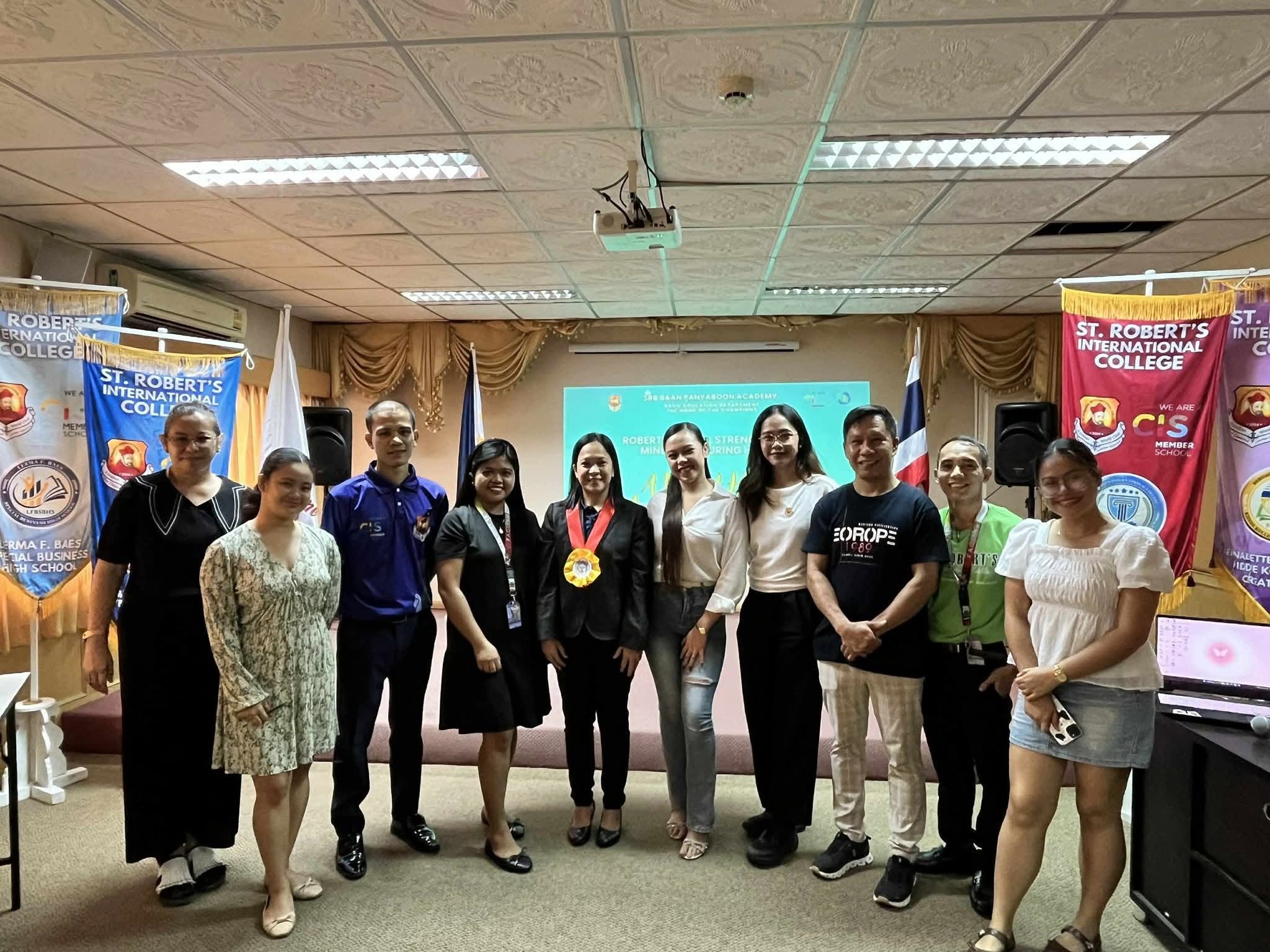 Worthy Steps team and partners at St. Robert's International College